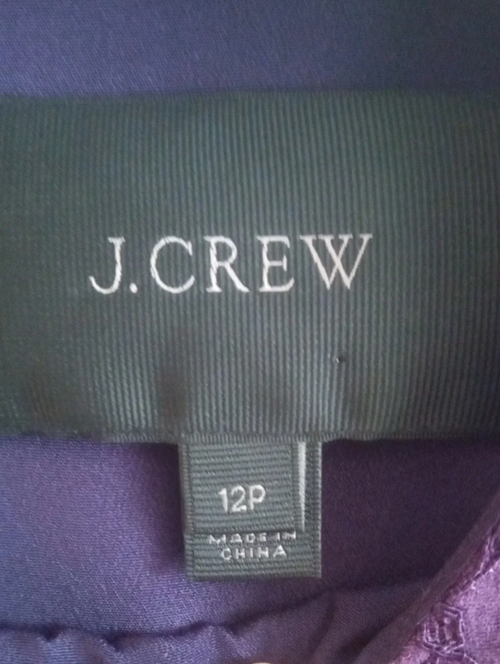 J.CREW FLORAL LACE DRESS